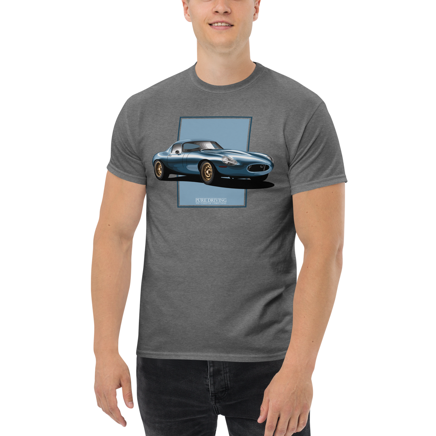 E-Type Lightweight Blue Men's T-Shirt