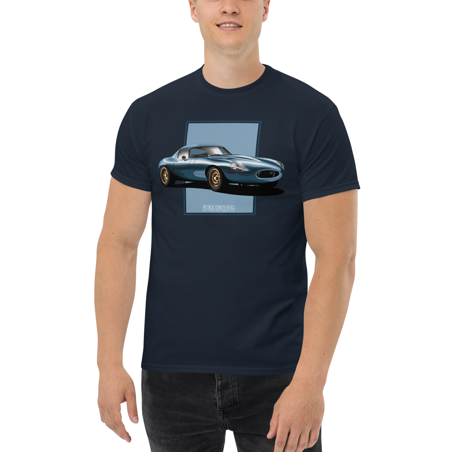 E-Type Lightweight Blue Men's T-Shirt