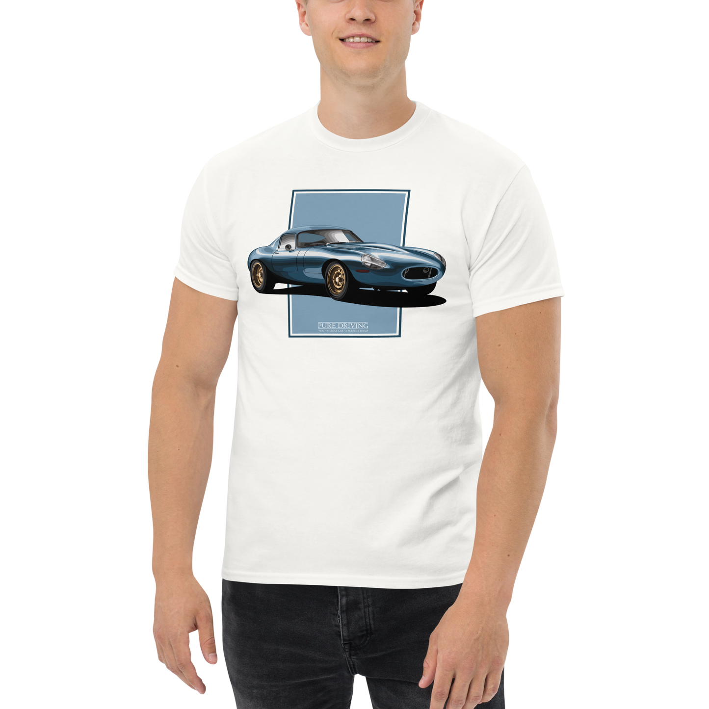 E-Type Lightweight Blue Men's T-Shirt