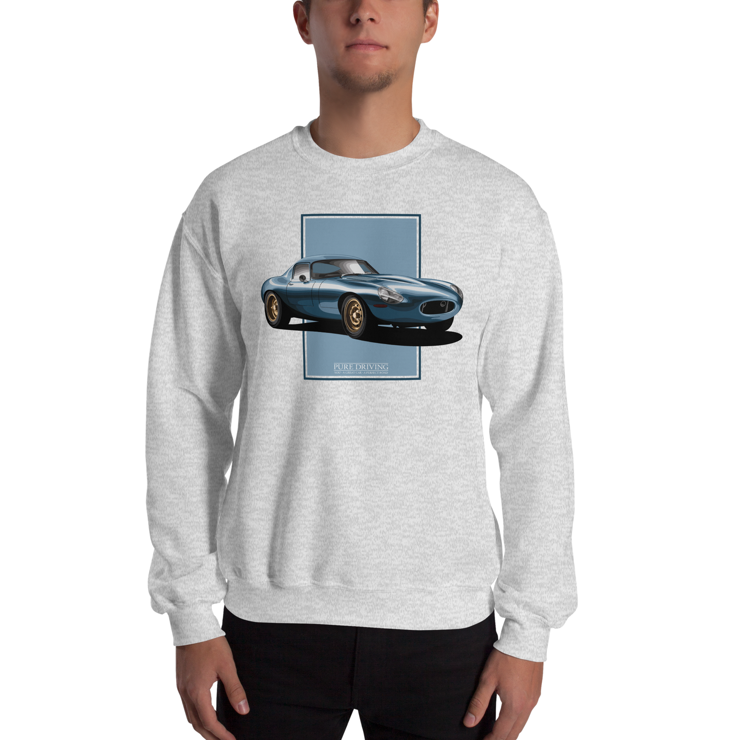 E-Type Lightweight Blue Men's Sweatshirt