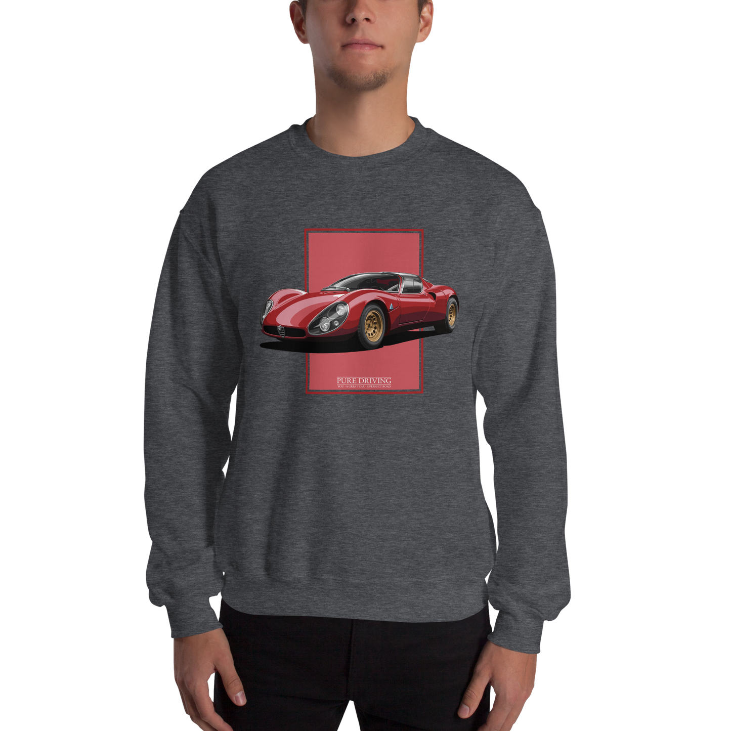 33 Stradale Red Men's Sweatshirt