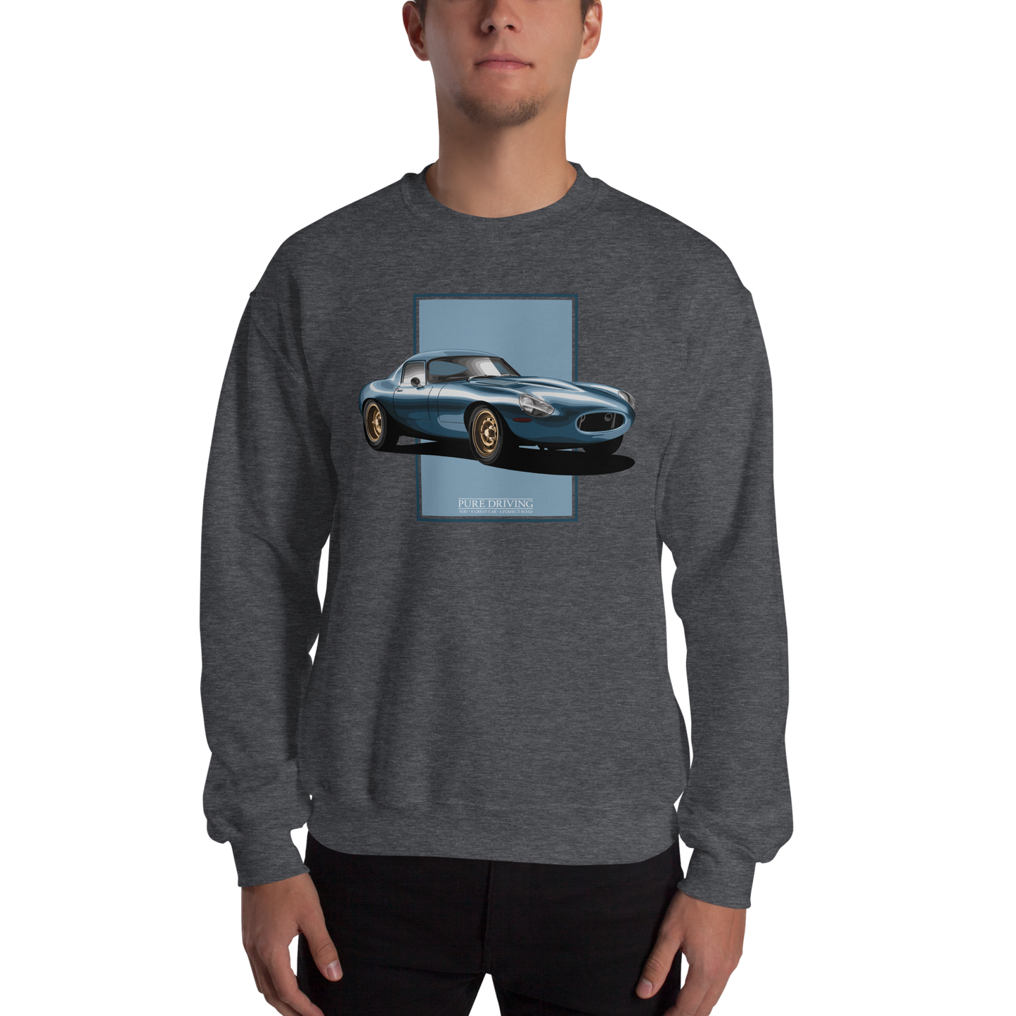E-Type Lightweight Blue Men's Sweatshirt