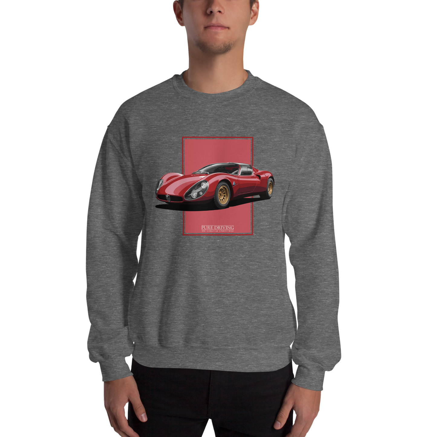 33 Stradale Red Men's Sweatshirt
