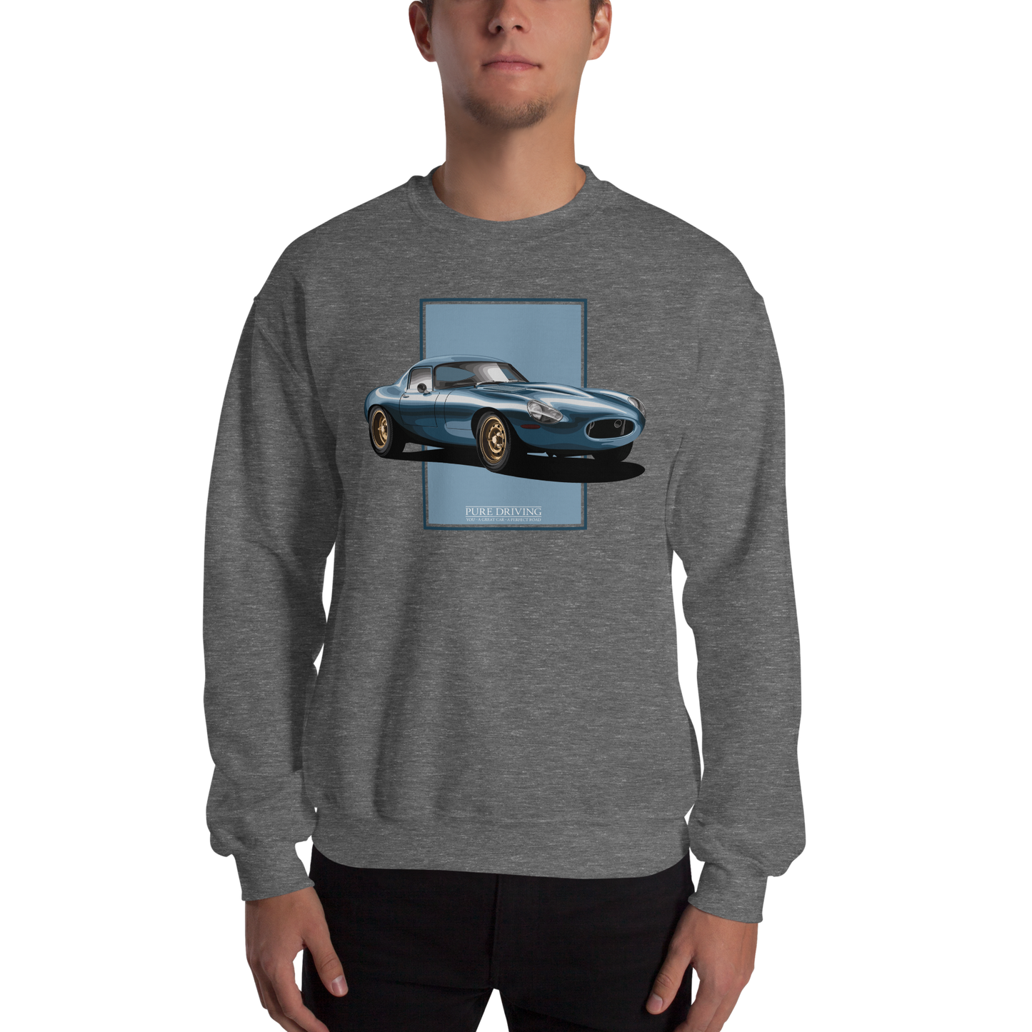 E-Type Lightweight Blue Men's Sweatshirt