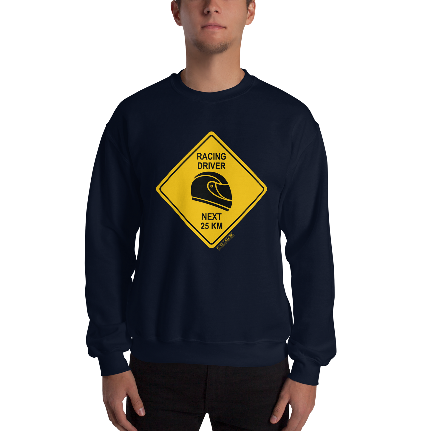 Racing Driver Sign Men's Sweatshirt