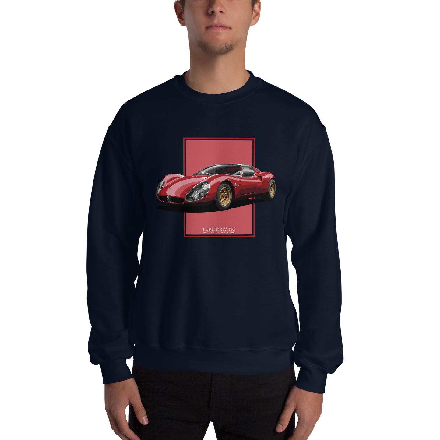 33 Stradale Red Men's Sweatshirt