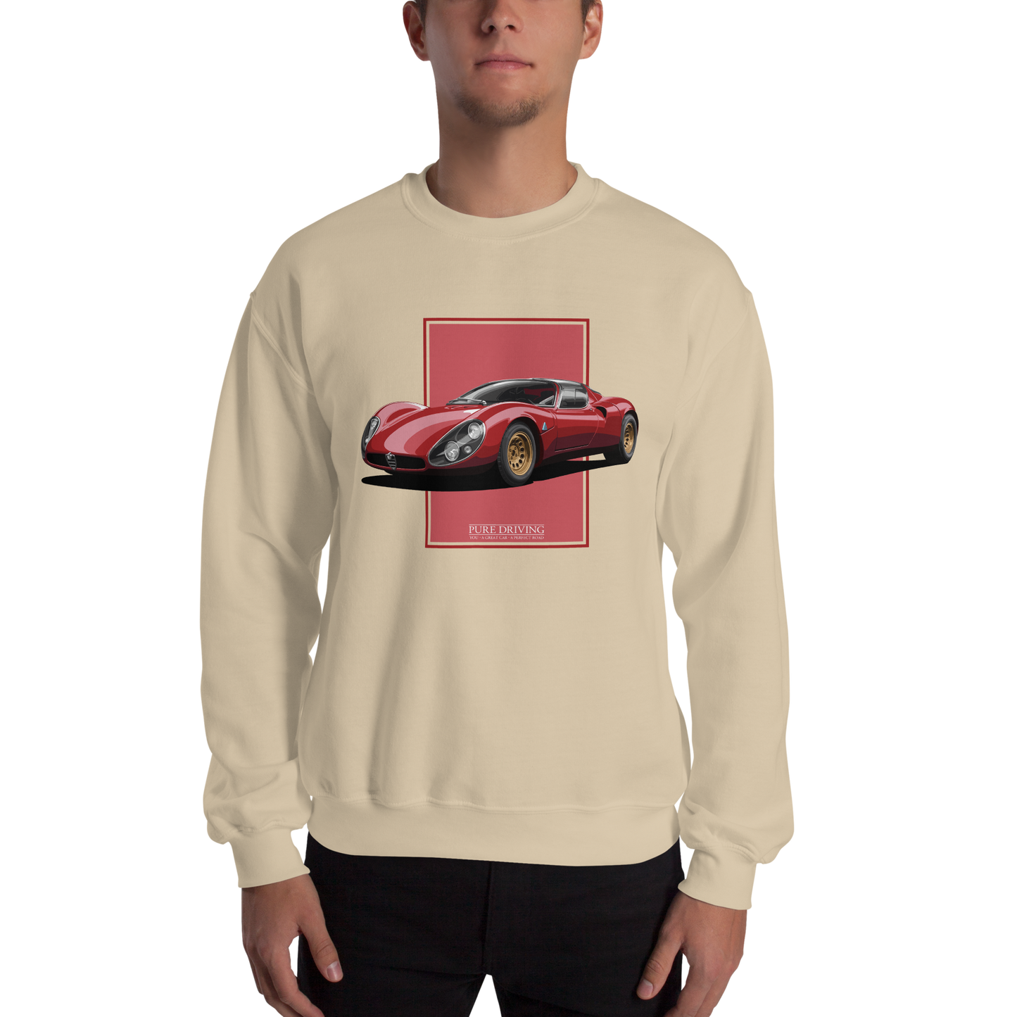 33 Stradale Red Men's Sweatshirt