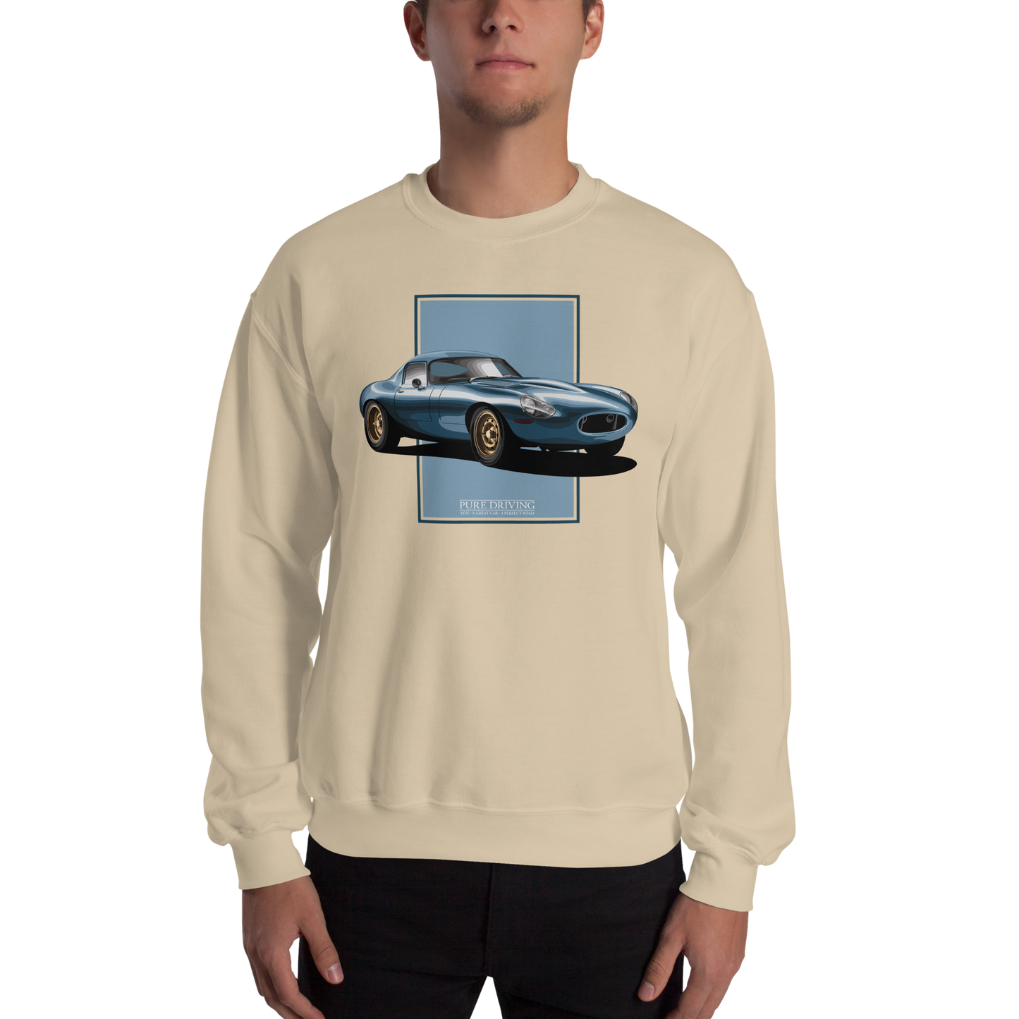 E-Type Lightweight Blue Men's Sweatshirt