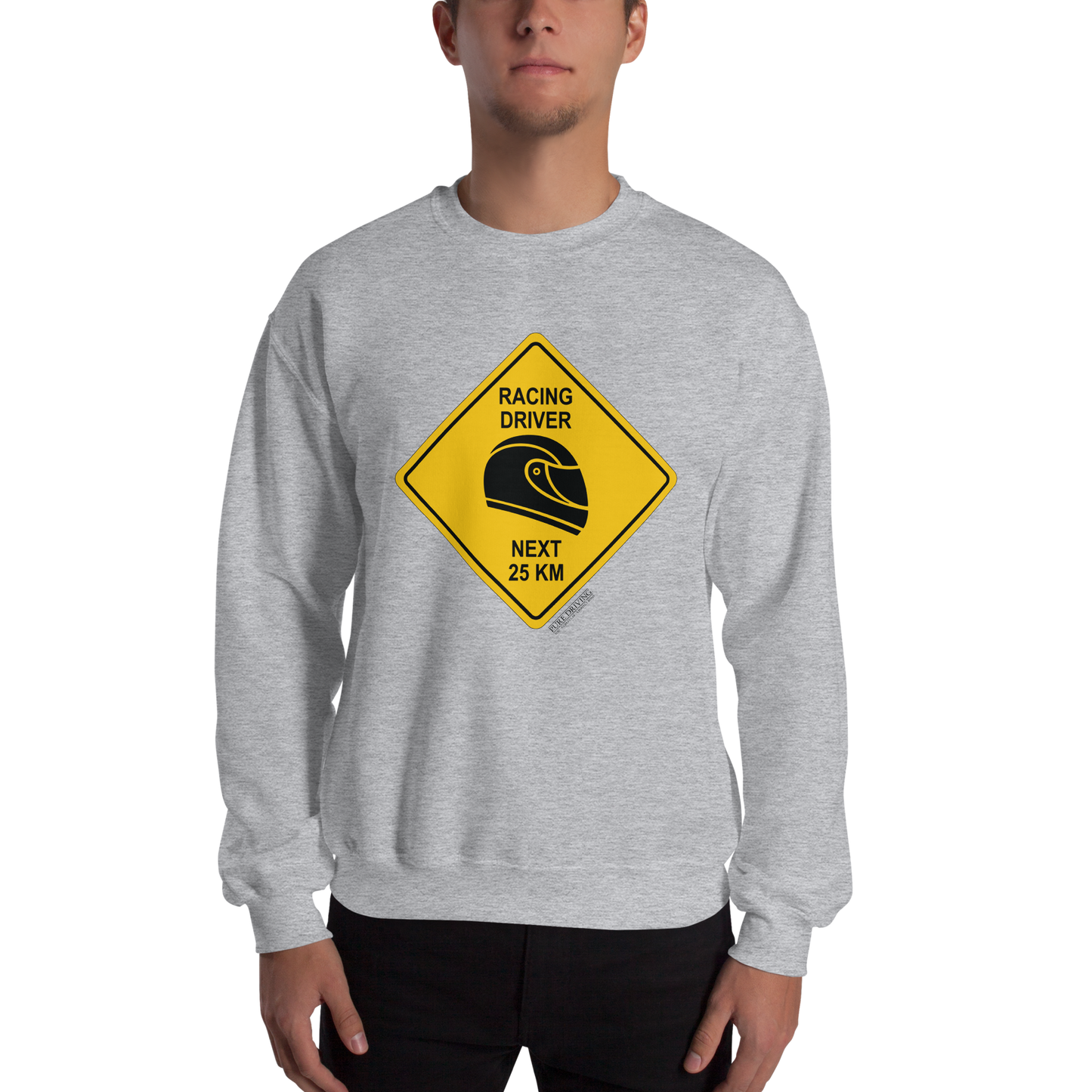 Racing Driver Sign Men's Sweatshirt