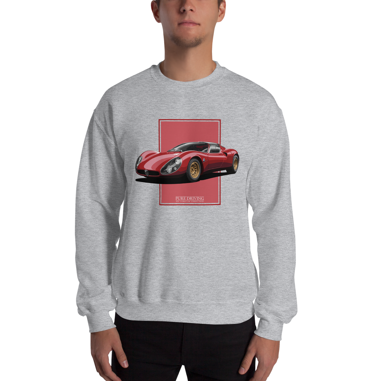 33 Stradale Red Men's Sweatshirt