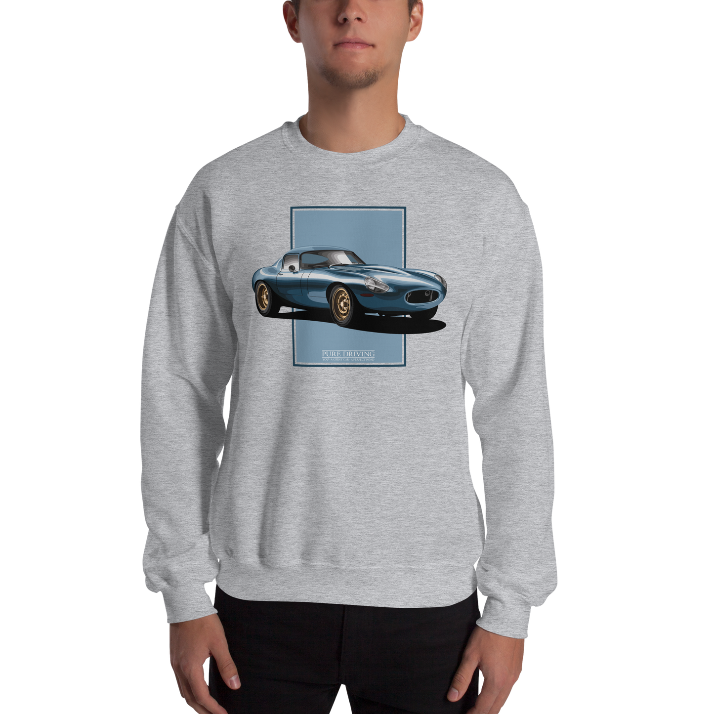 E-Type Lightweight Blue Men's Sweatshirt