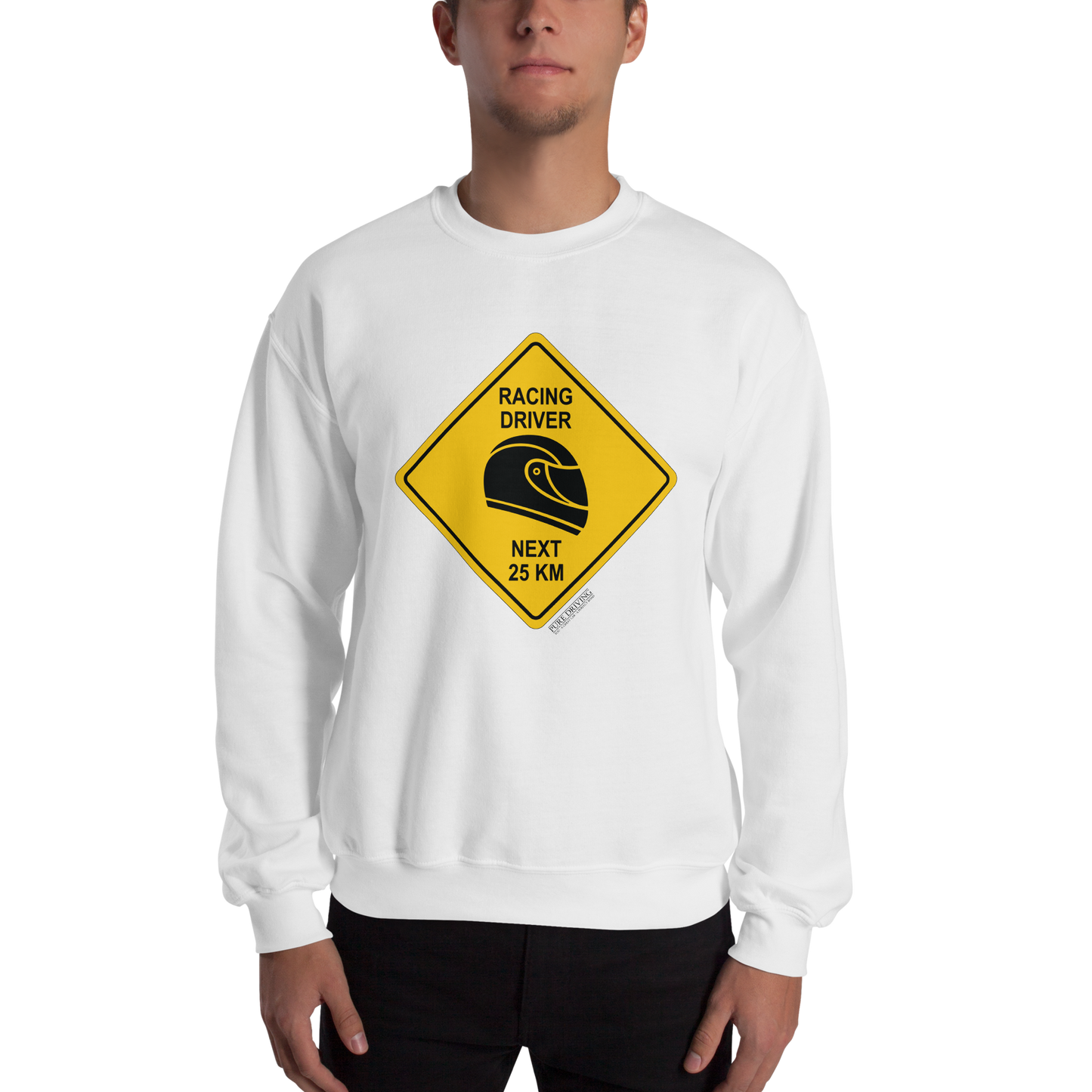 Racing Driver Sign Men's Sweatshirt