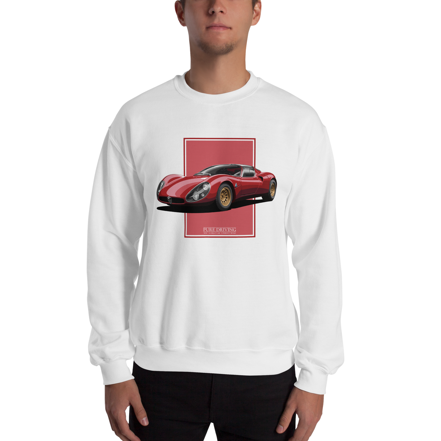 33 Stradale Red Men's Sweatshirt