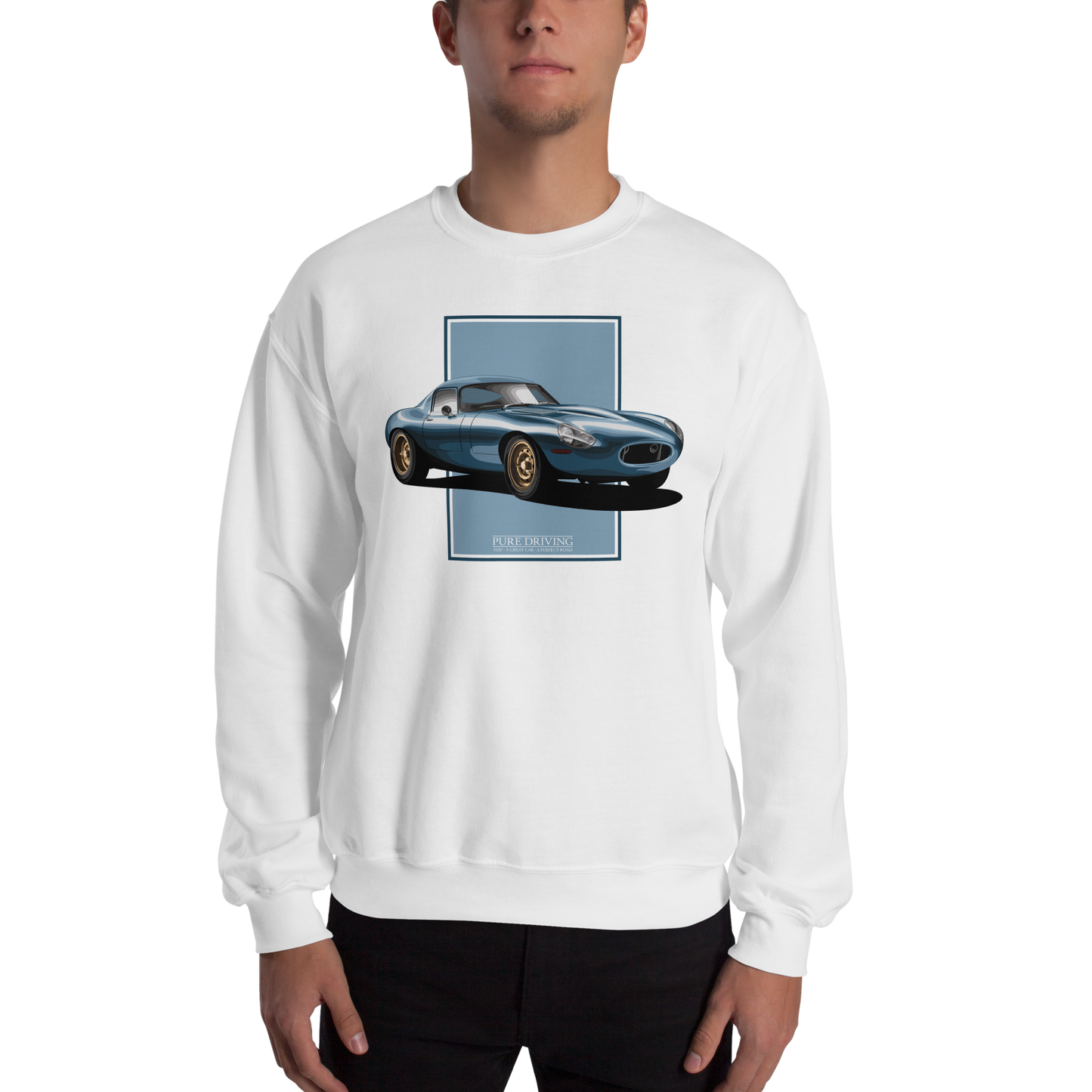 E-Type Lightweight Blue Men's Sweatshirt