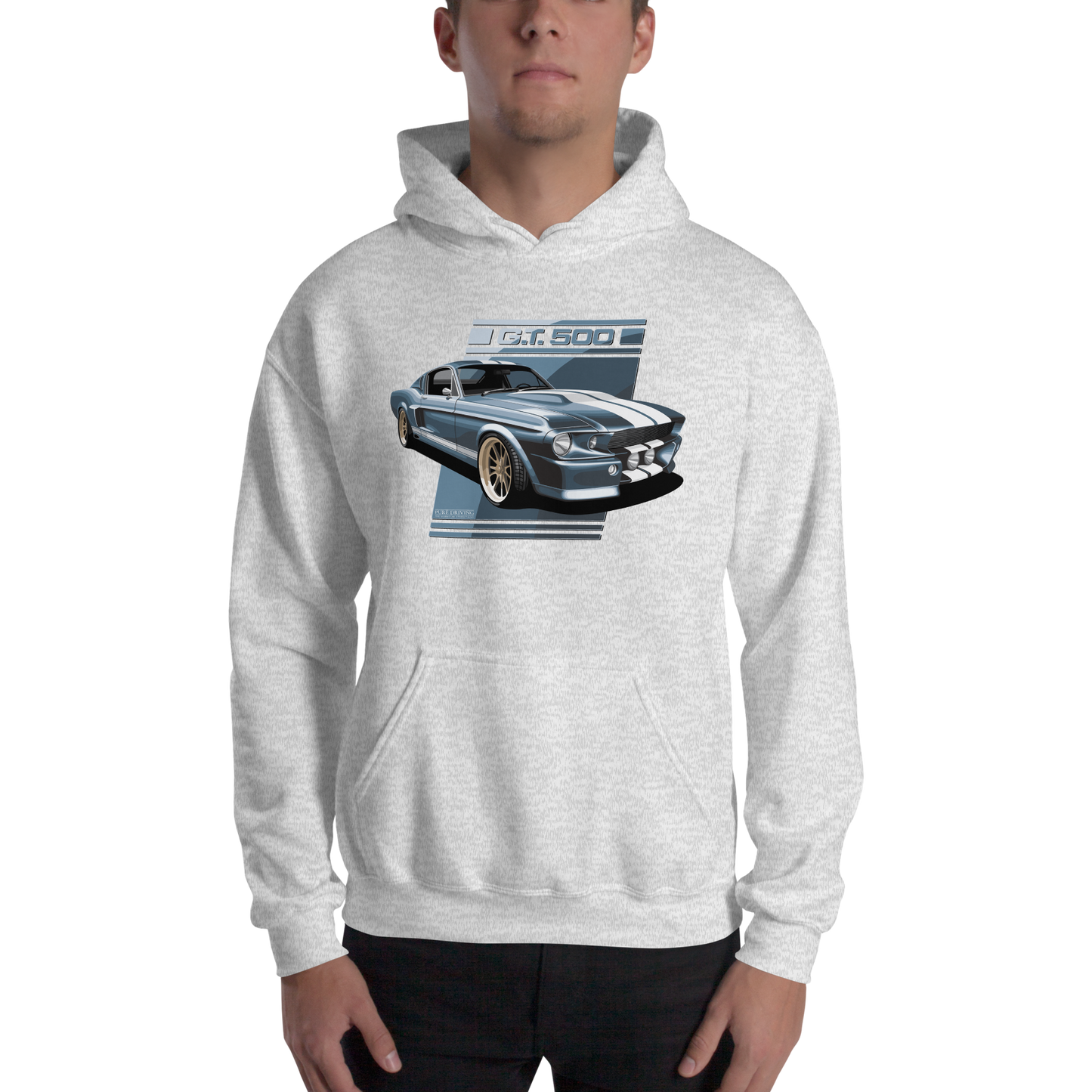 GT 500 Blue Men's Hoodie