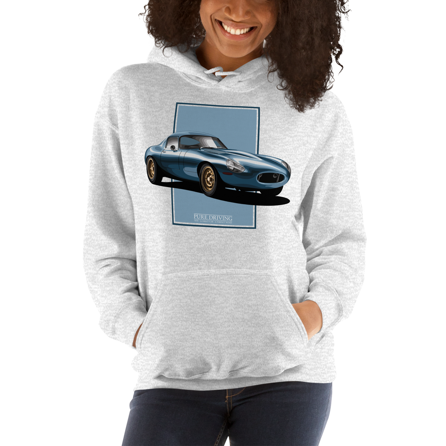 E-Type Lightweight Blue Women's Hoodie