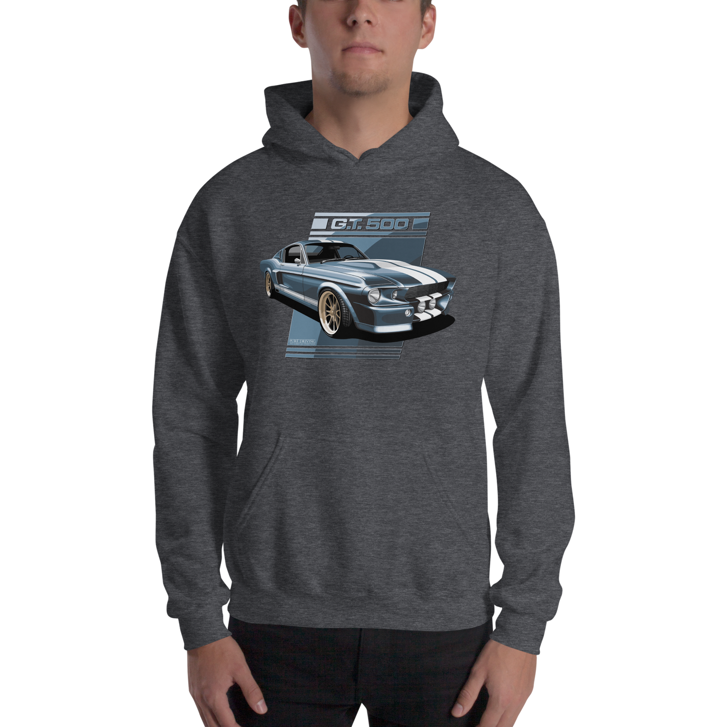 GT 500 Blue Men's Hoodie