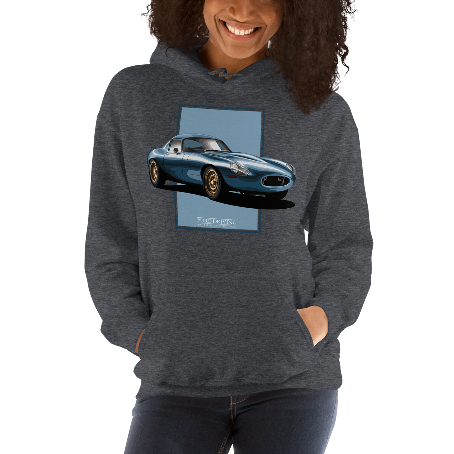 E-Type Lightweight Blue Women's Hoodie