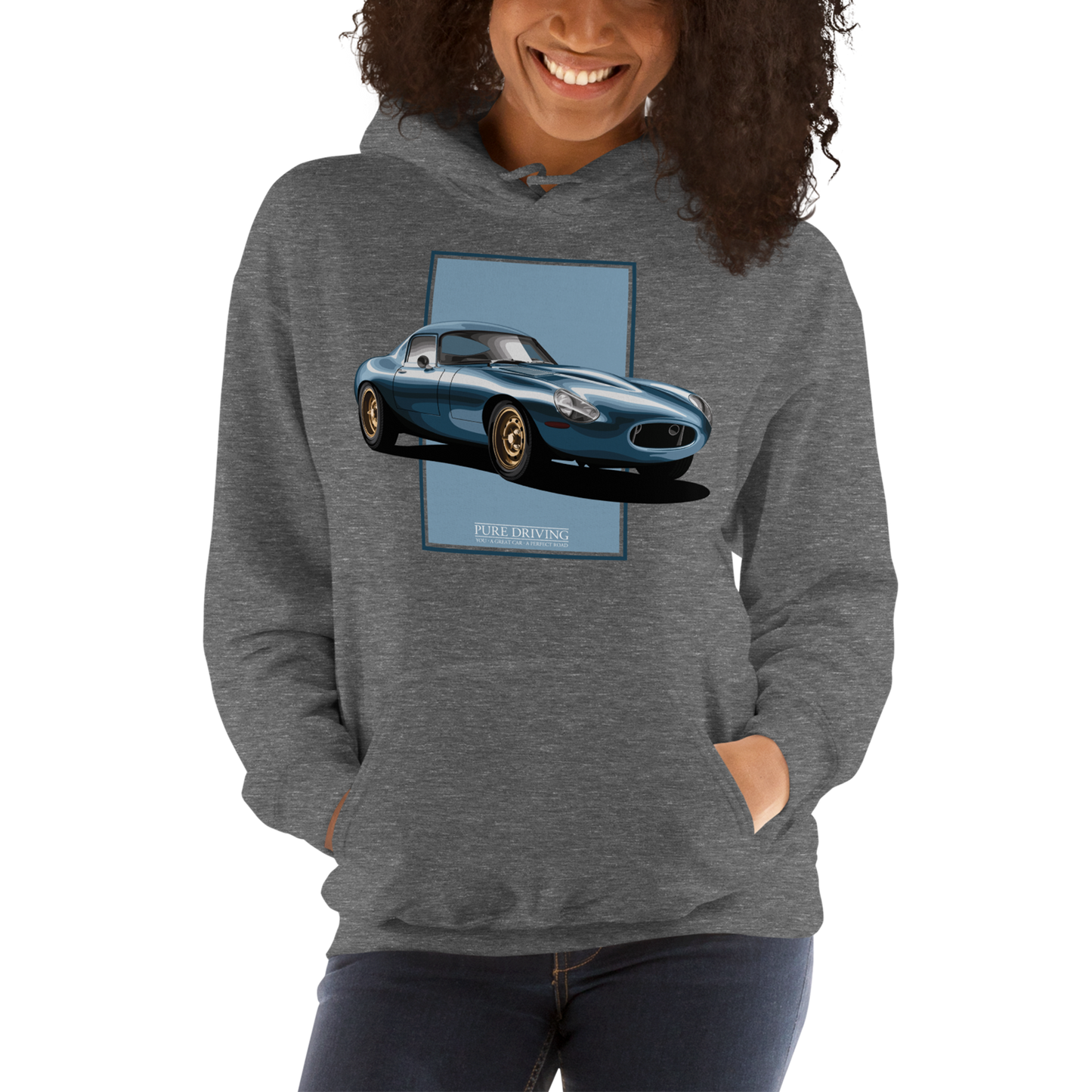 E-Type Lightweight Blue Women's Hoodie