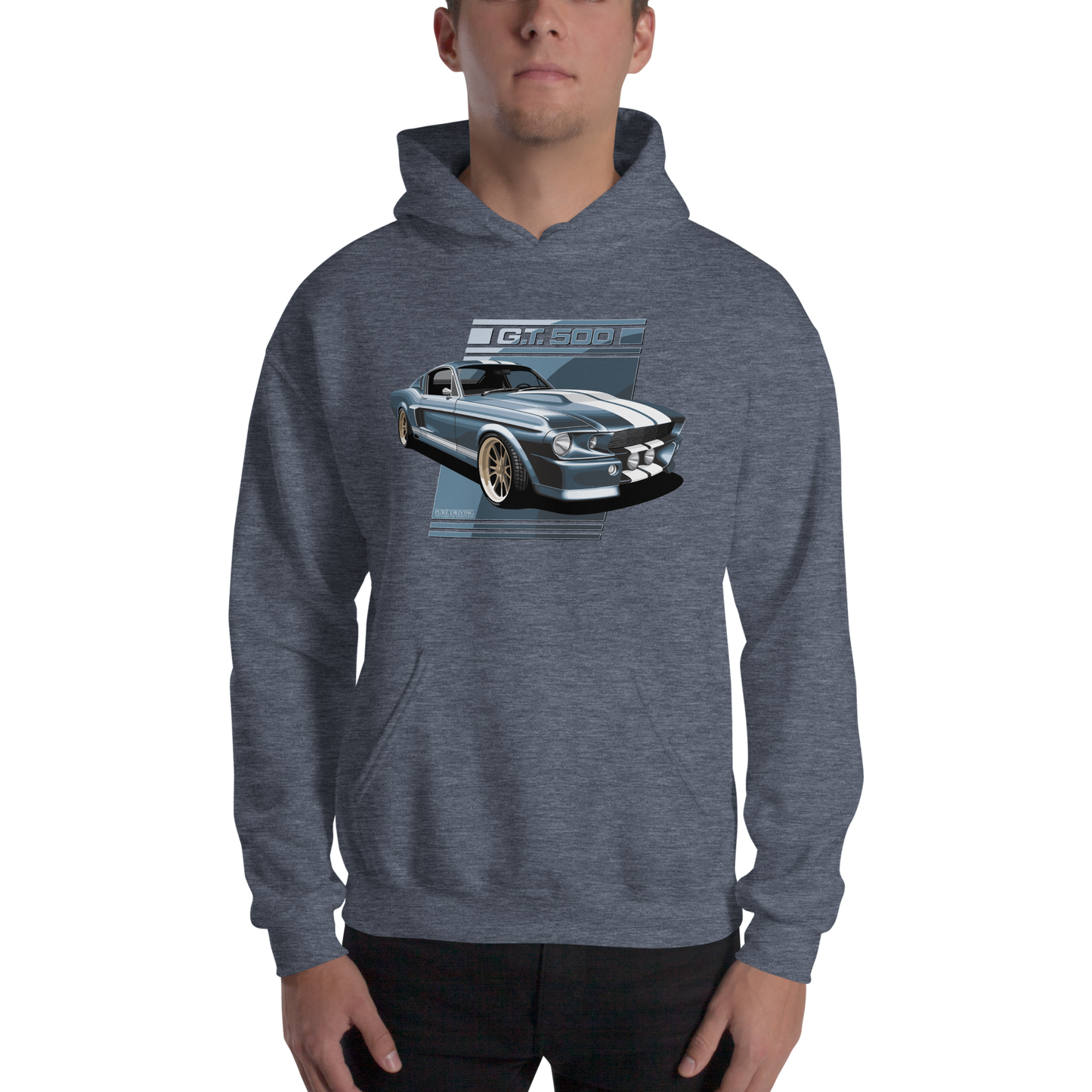 GT 500 Blue Men's Hoodie