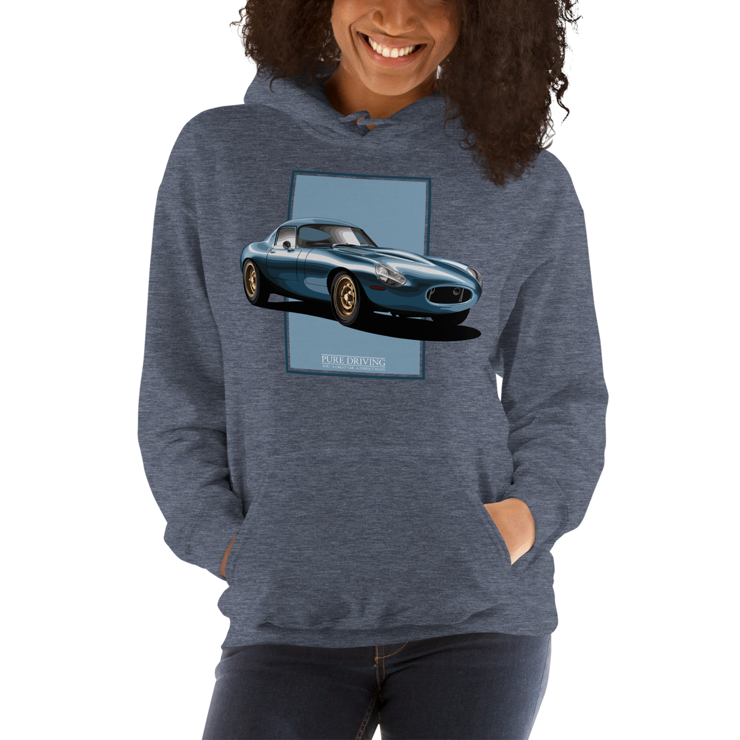E-Type Lightweight Blue Women's Hoodie