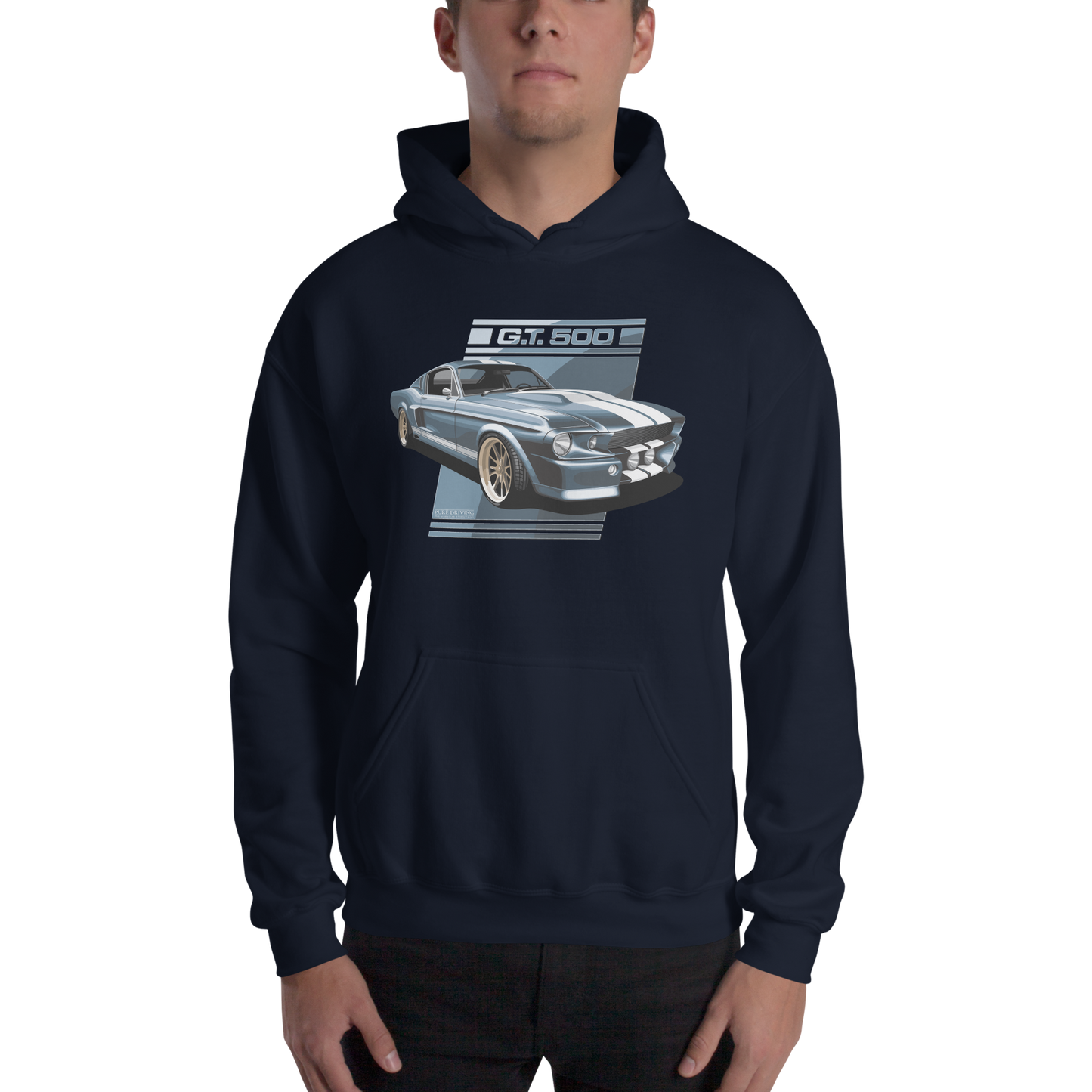 GT 500 Blue Men's Hoodie