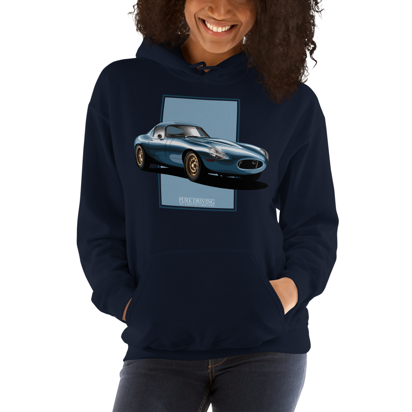 E-Type Lightweight Blue Women's Hoodie