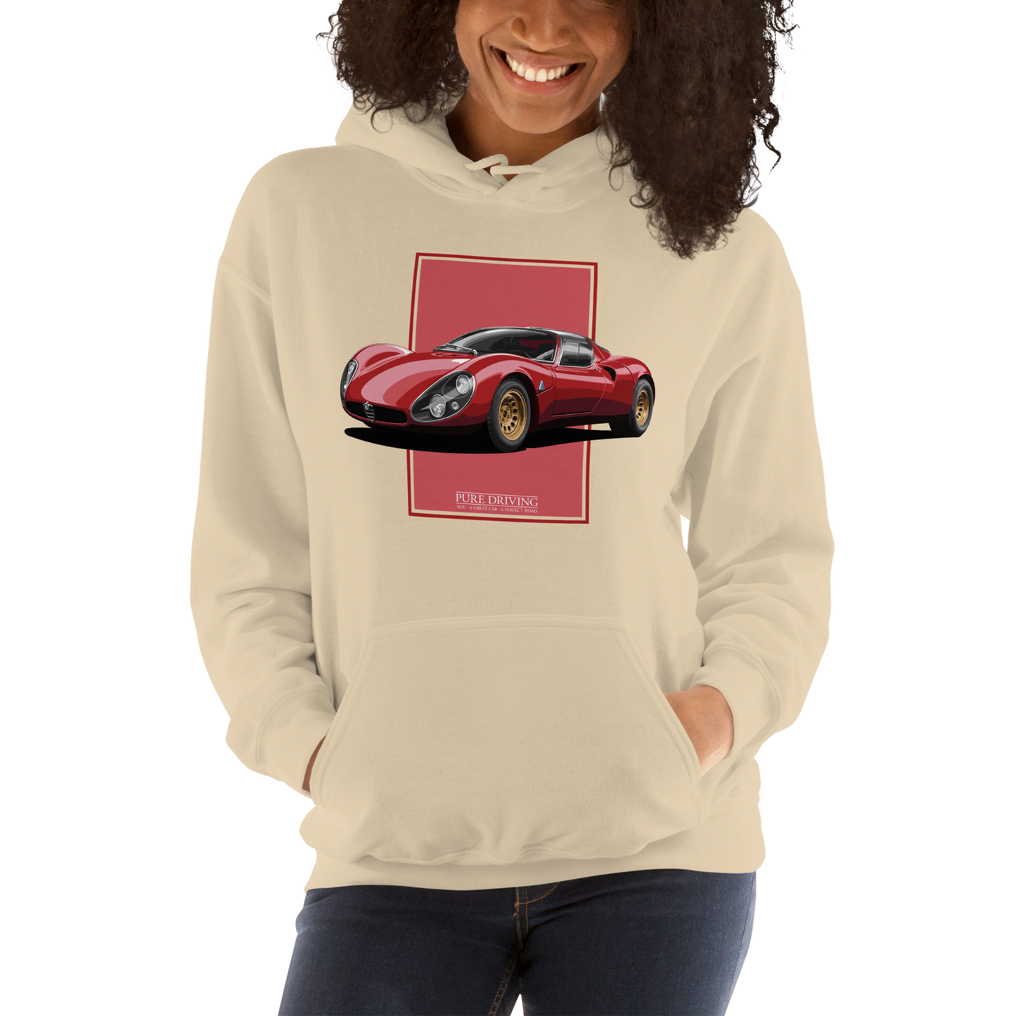 33 Stradale Red Women's Hoodie