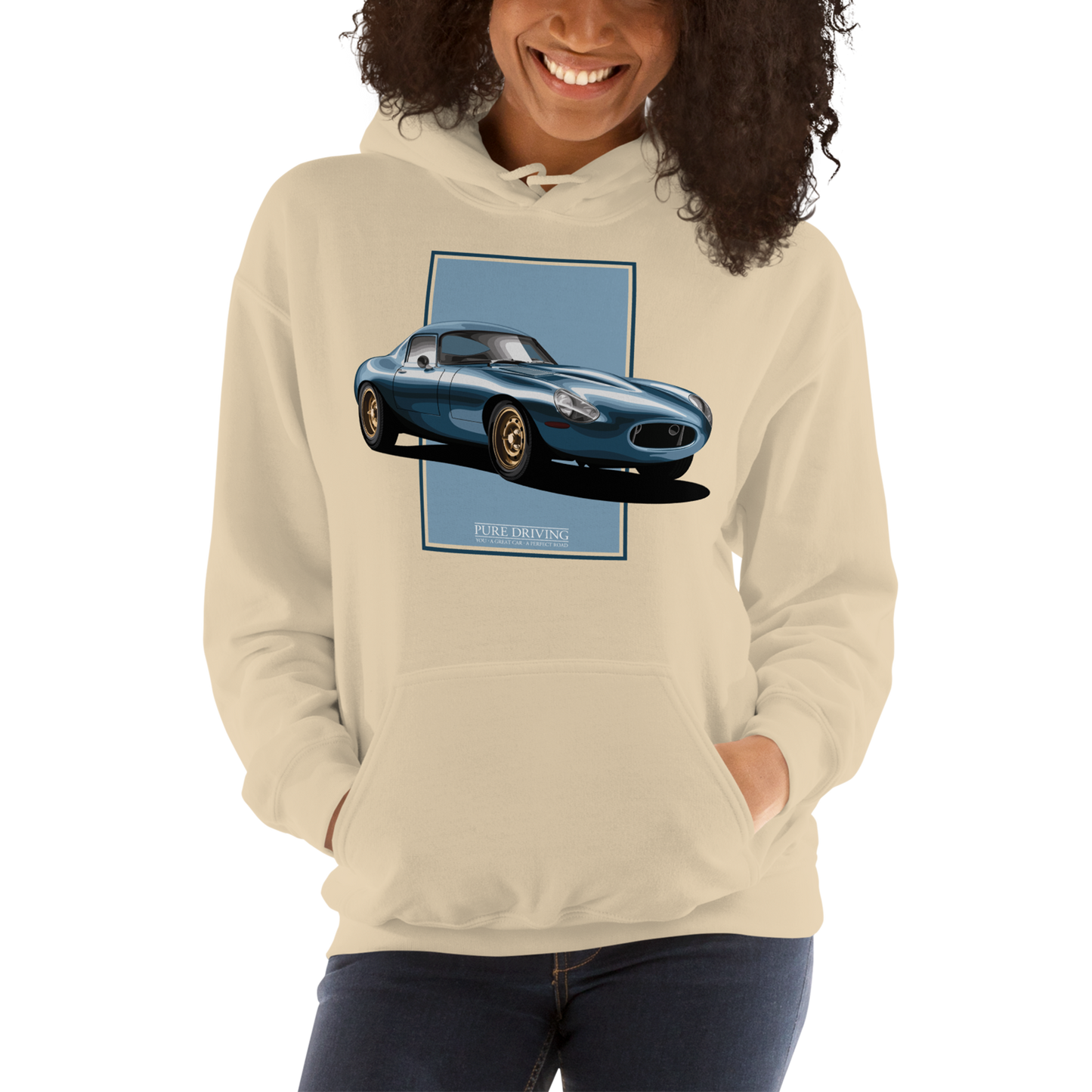 E-Type Lightweight Blue Women's Hoodie