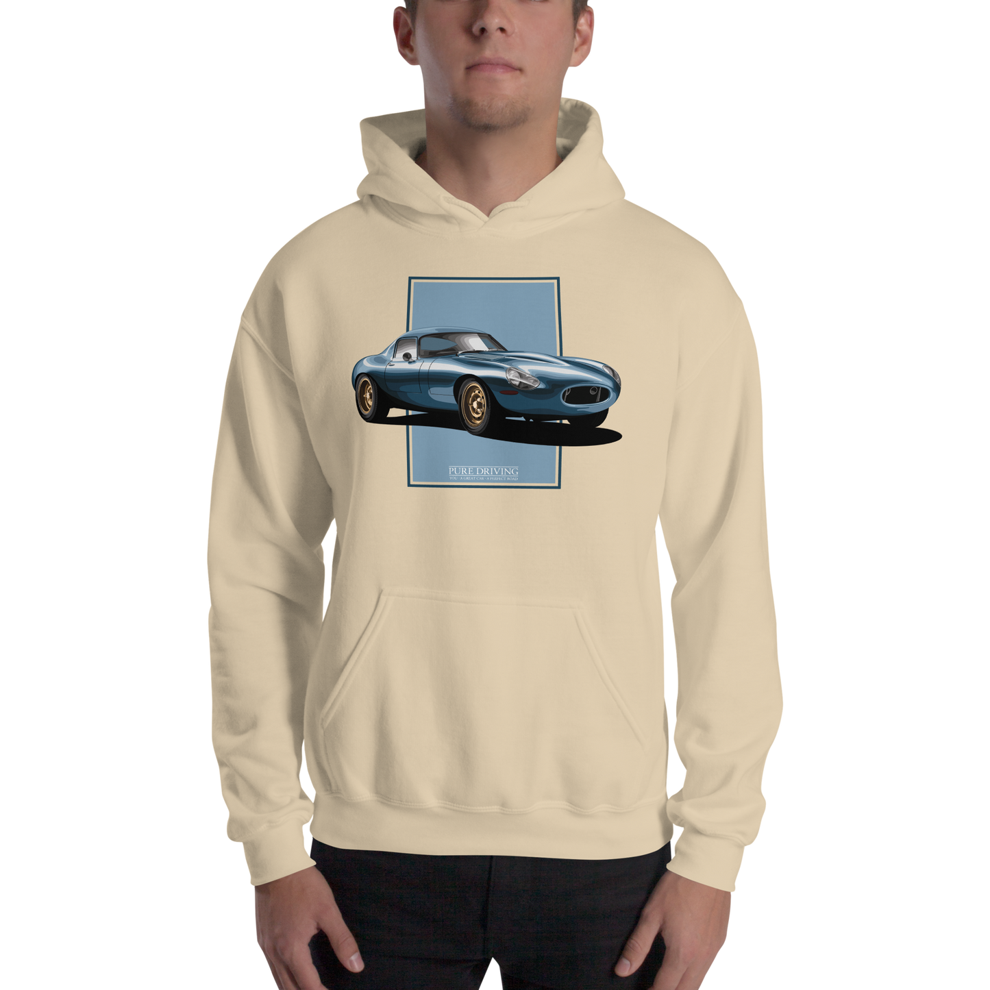 E-Type Lightweight Blue Men's Hoodie