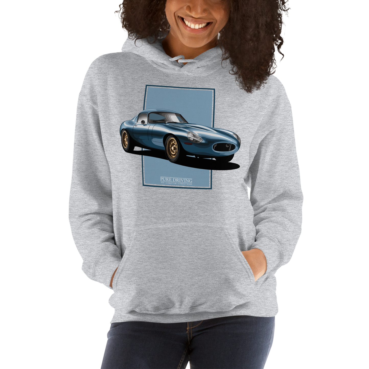 E-Type Lightweight Blue Women's Hoodie