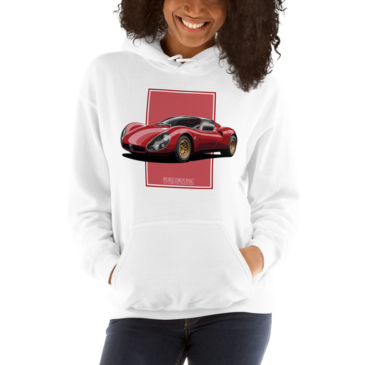 33 Stradale Red Women's Hoodie