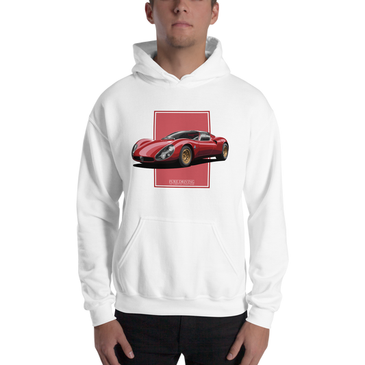 33 Stradale Red Men's Hoodie