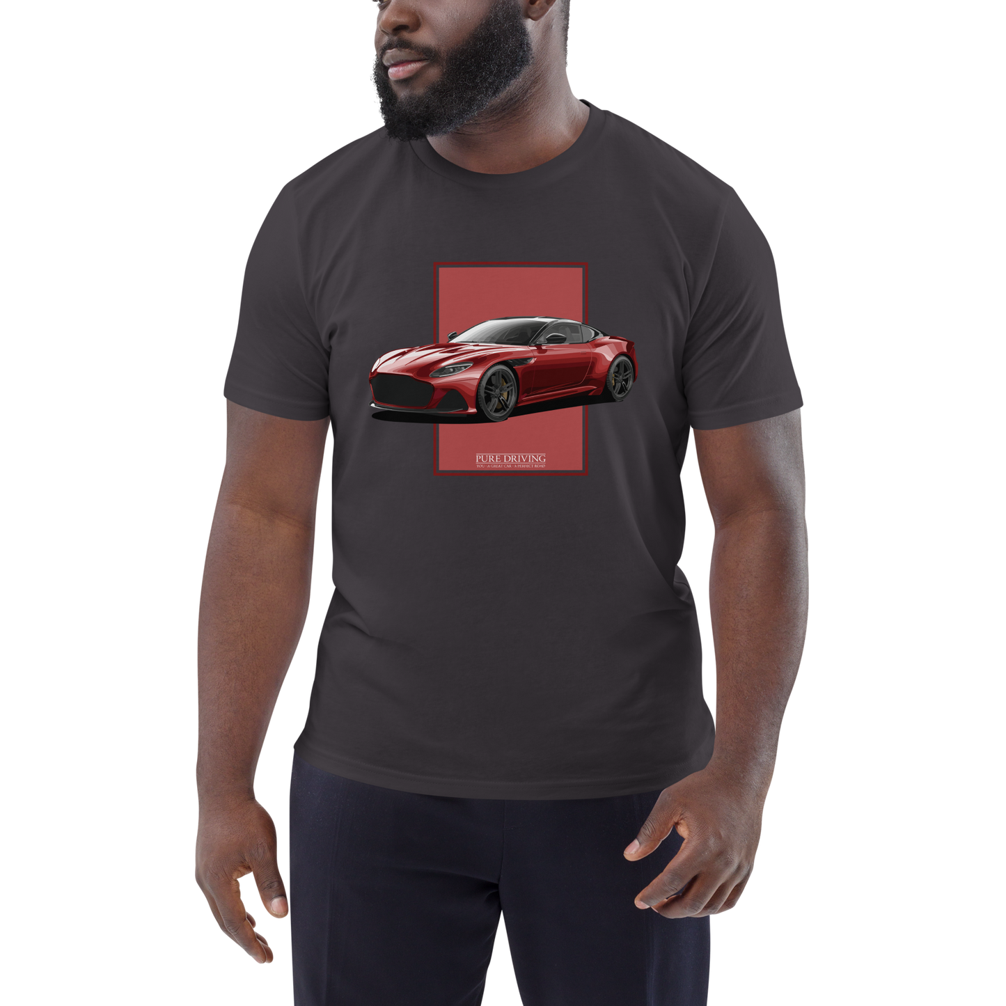 DBS Superleggera Red Men's Organic Cotton T-Shirt