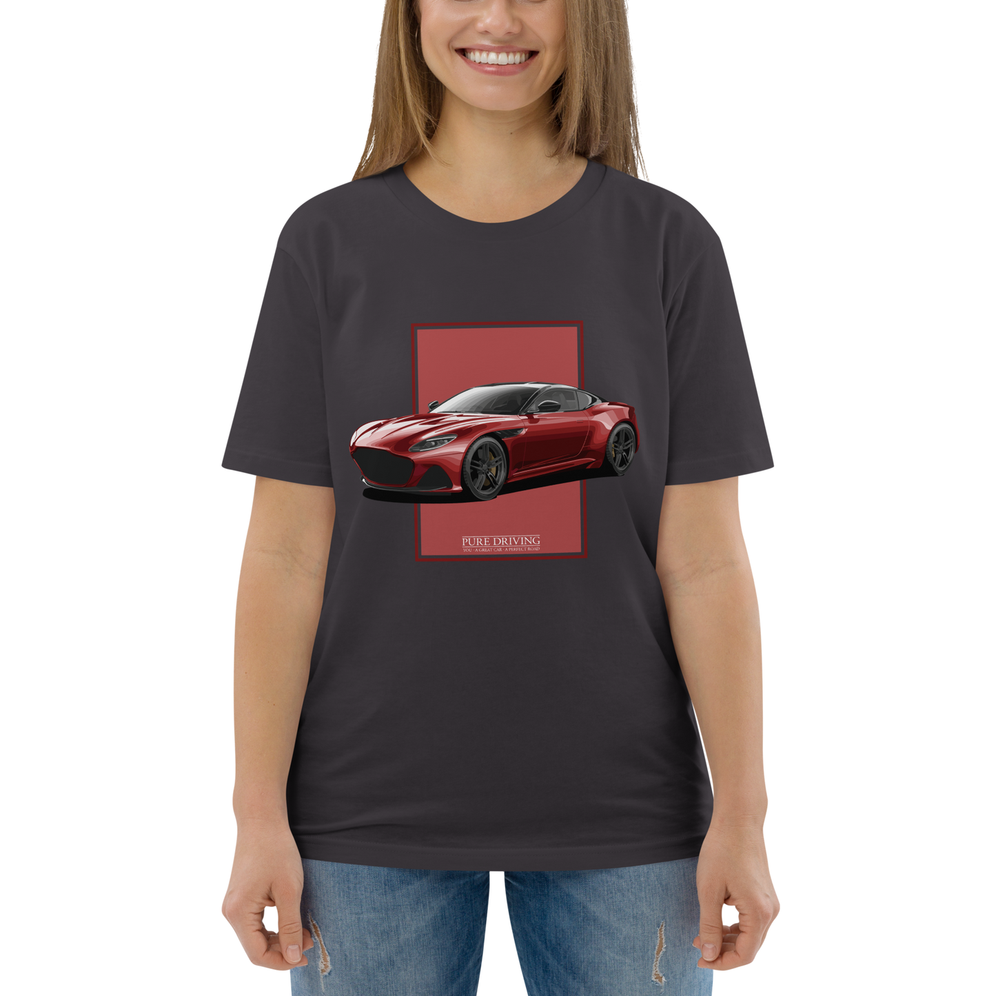 DBS Superleggera Red Women's Organic Cotton T-Shirt