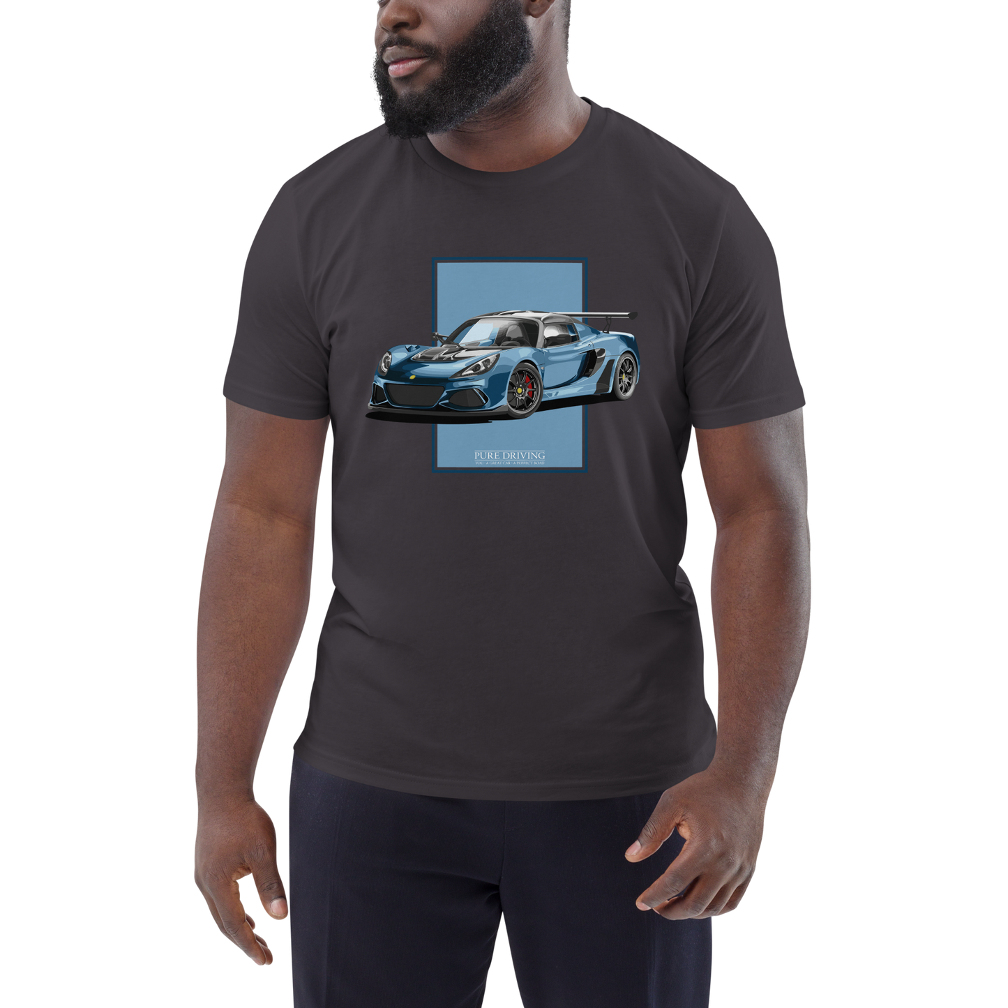 Exige Cup 430 Blue Men's Organic Cotton T-Shirt