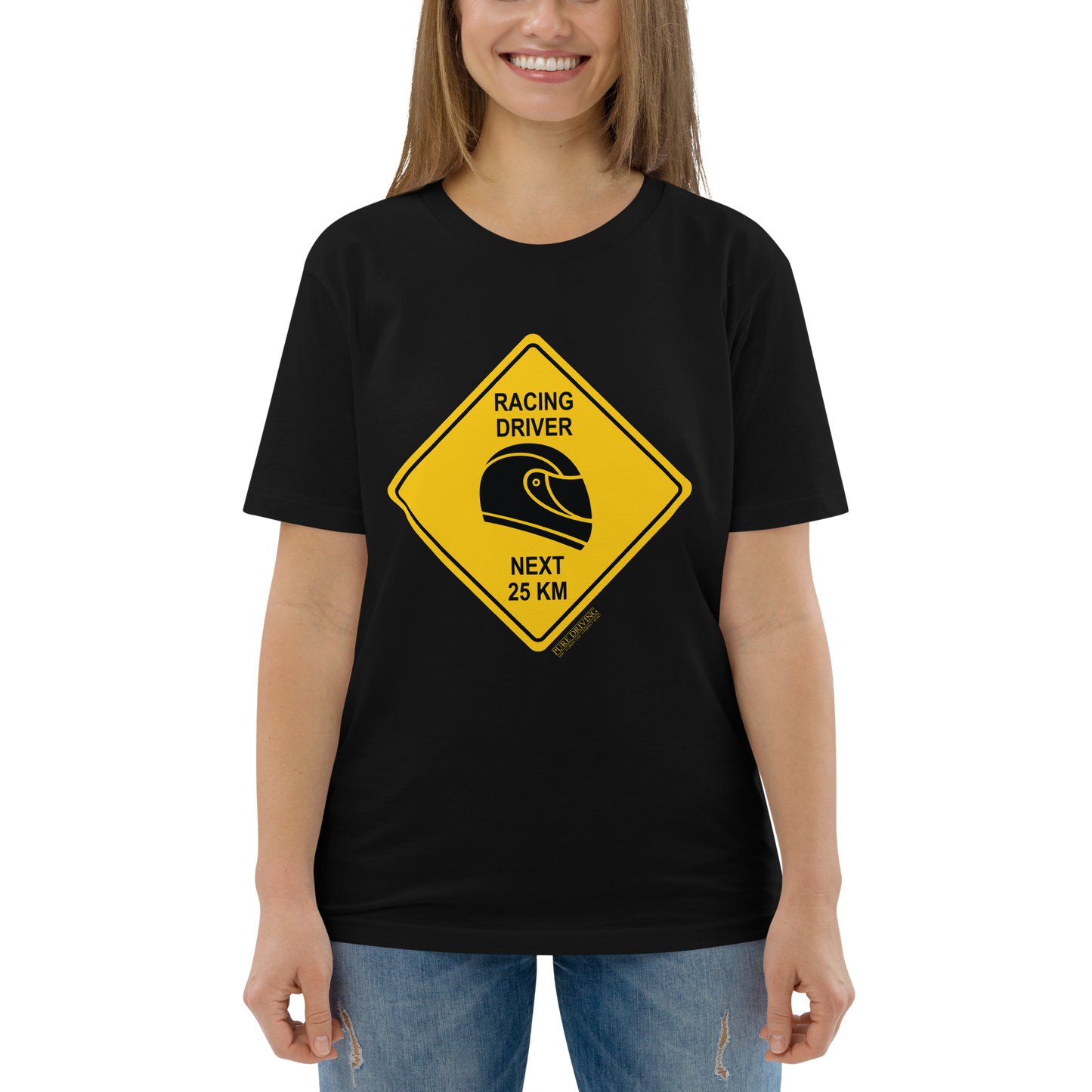 Racing Driver Sign Women's Organic Cotton T-Shirt