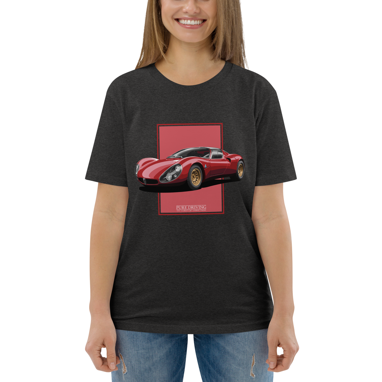 33 Stradale Red Women's Organic Cotton T-Shirt