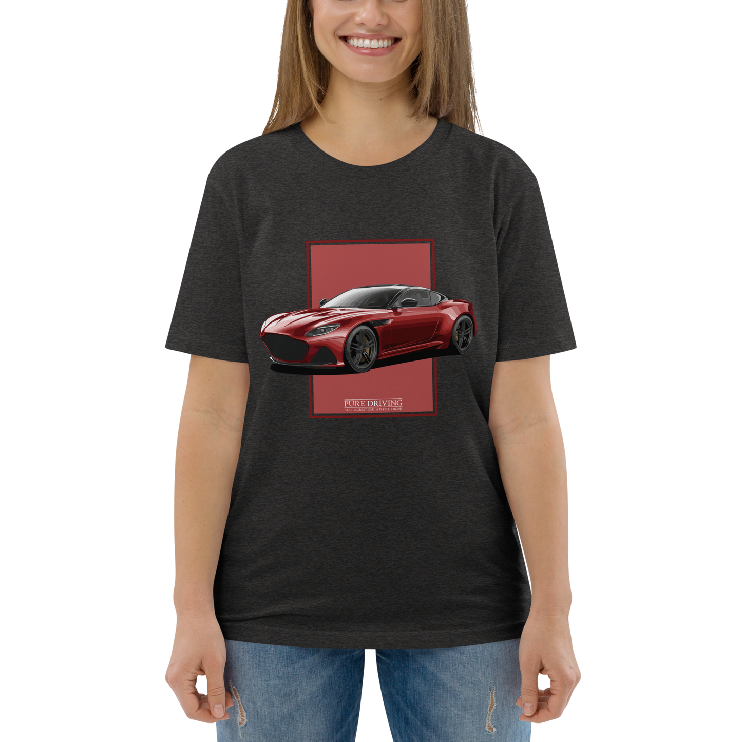 DBS Superleggera Red Women's Organic Cotton T-Shirt