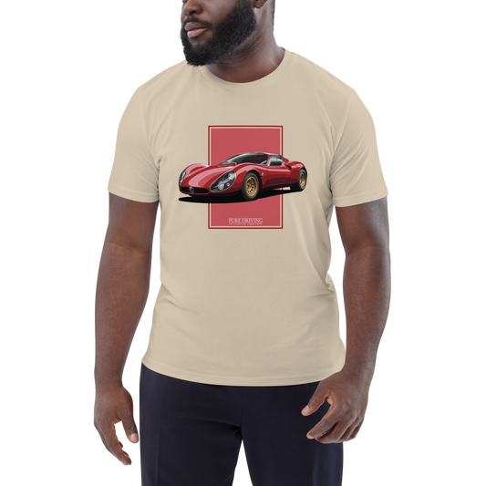 33 Stradale Red Men's Organic Cotton T-Shirt