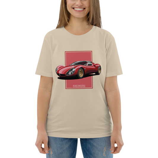 33 Stradale Red Women's Organic Cotton T-Shirt