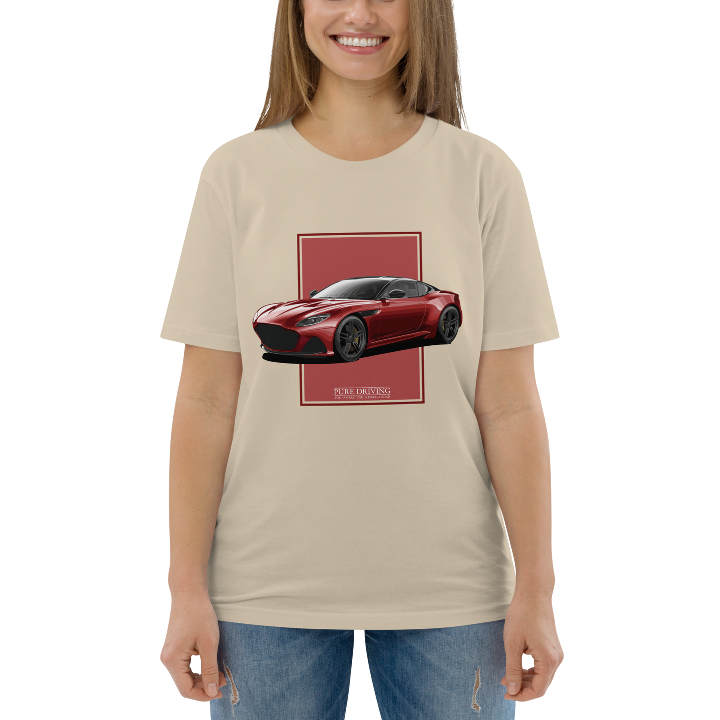 DBS Superleggera Red Women's Organic Cotton T-Shirt
