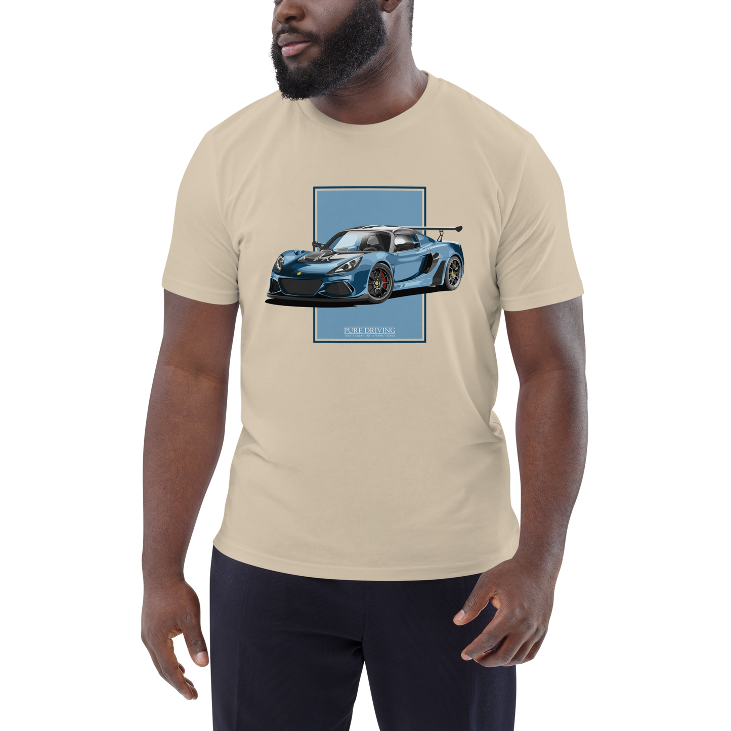 Exige Cup 430 Blue Men's Organic Cotton T-Shirt