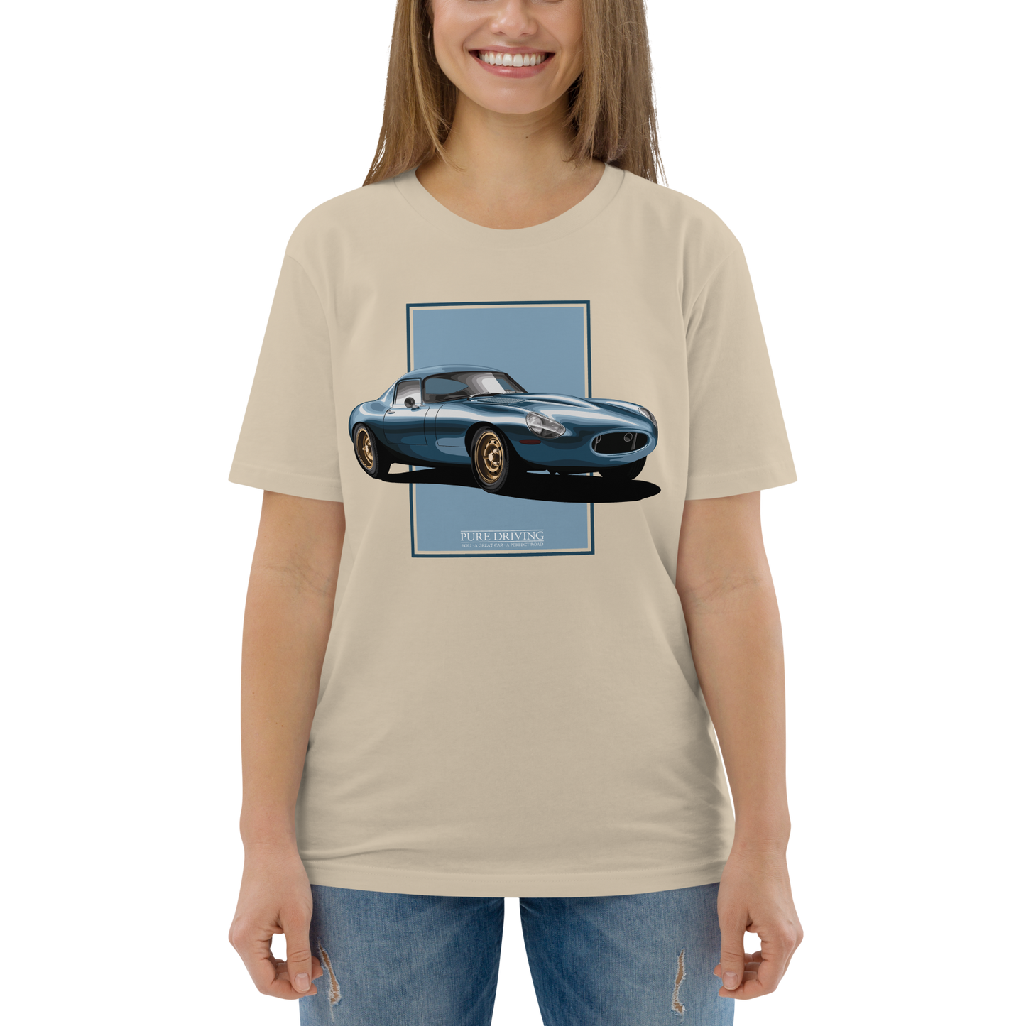 E-Type Lightweight Blue Women's Organic Cotton T-Shirt
