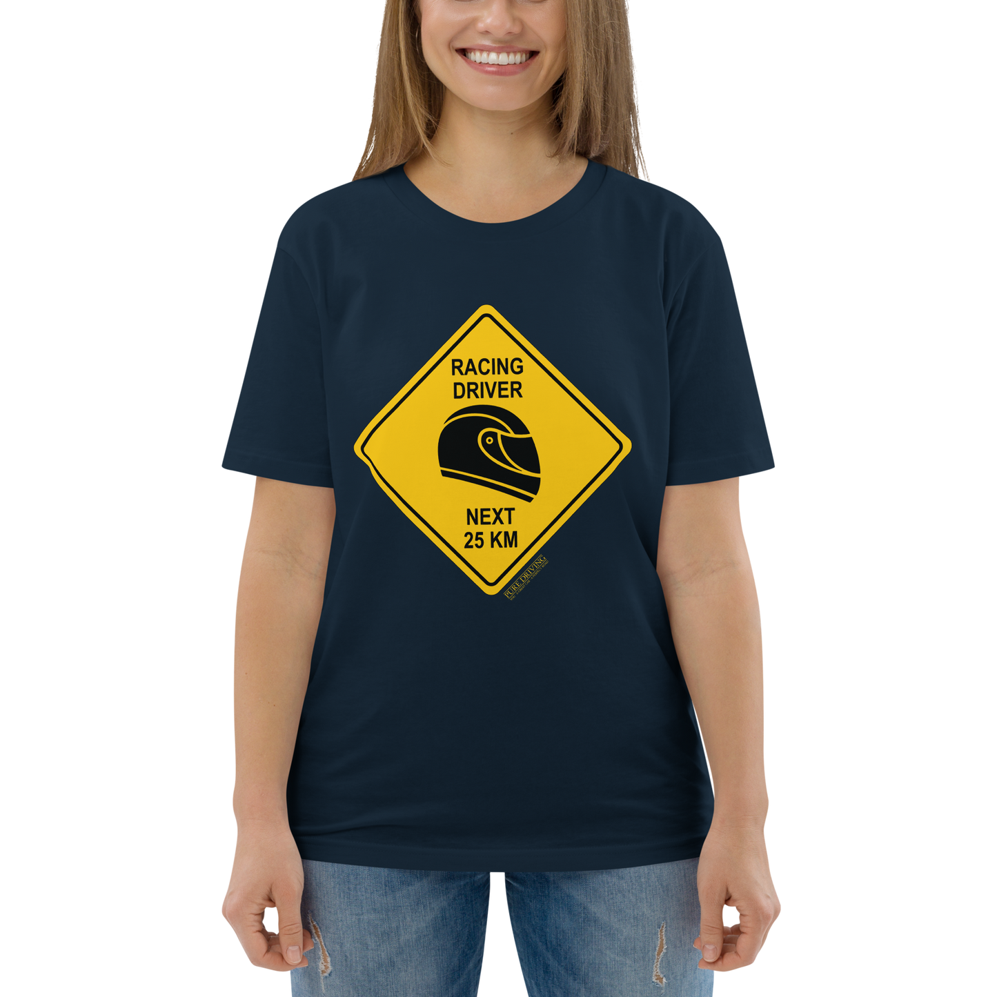 Racing Driver Sign Women's Organic Cotton T-Shirt