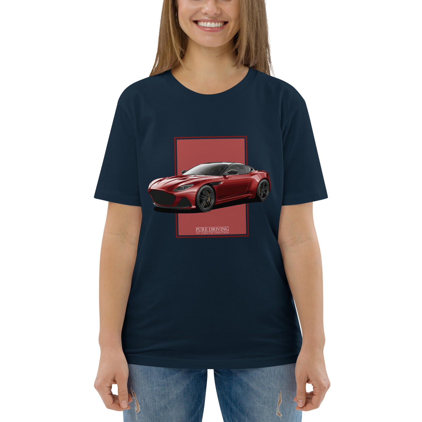 DBS Superleggera Red Women's Organic Cotton T-Shirt