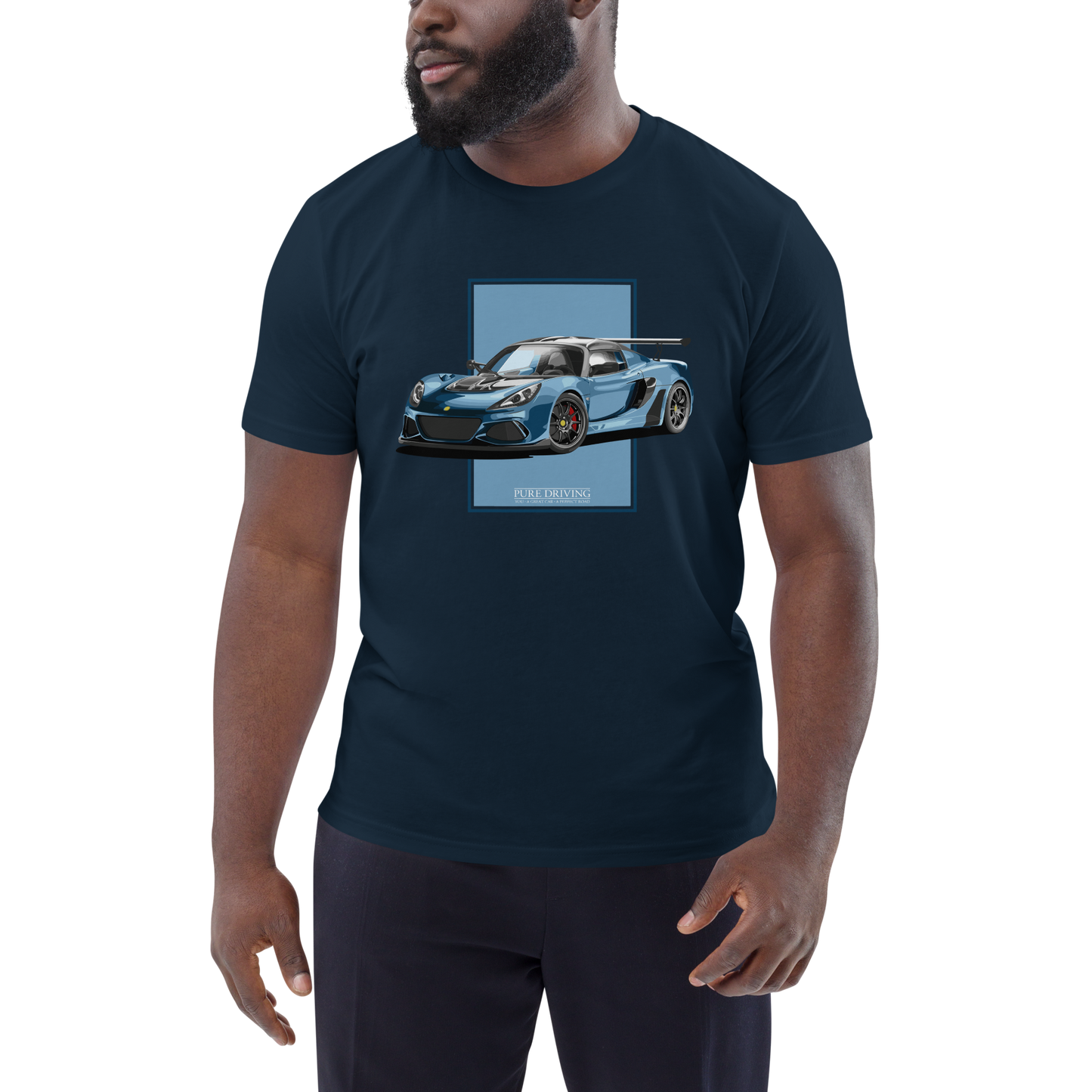 Exige Cup 430 Blue Men's Organic Cotton T-Shirt