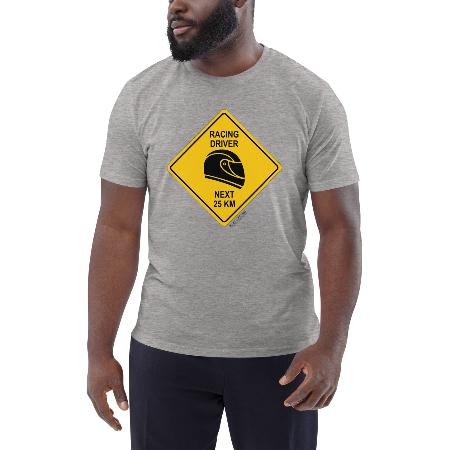 Racing Driver Sign Men's Organic Cotton T-Shirt