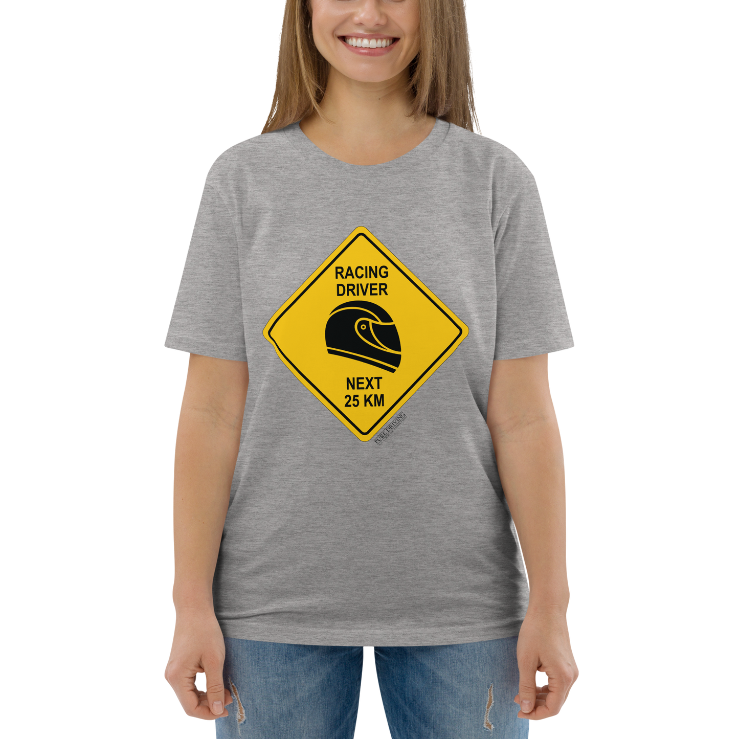 Racing Driver Sign Women's Organic Cotton T-Shirt