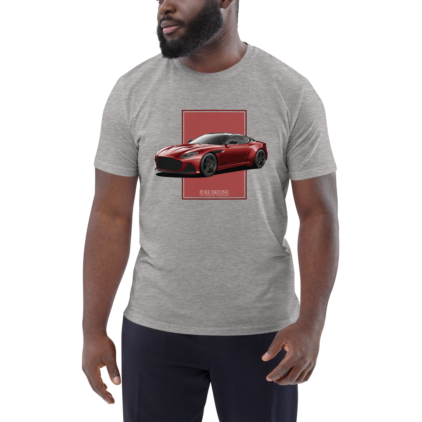 DBS Superleggera Red Men's Organic Cotton T-Shirt